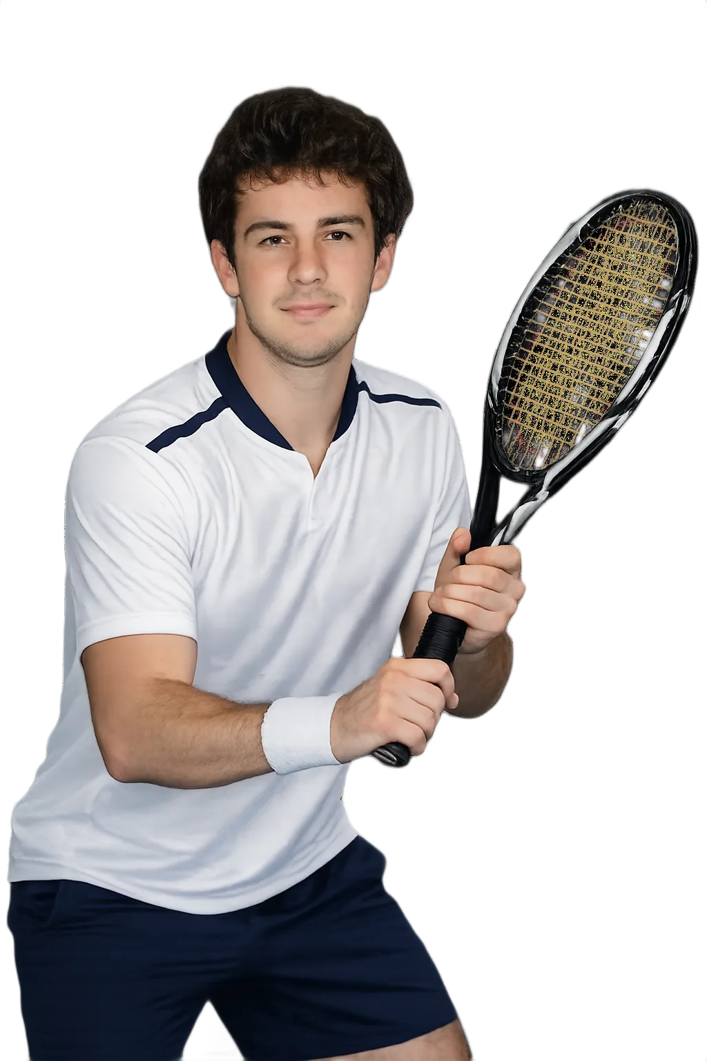 Portrait of Ezequiel Monferrer, tennis player