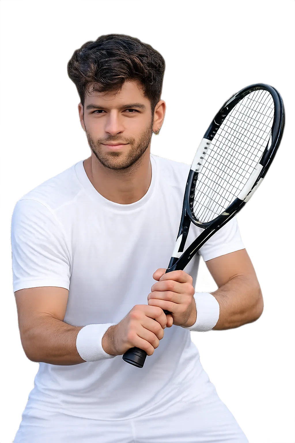 Portrait of Facundo Juarez, tennis player