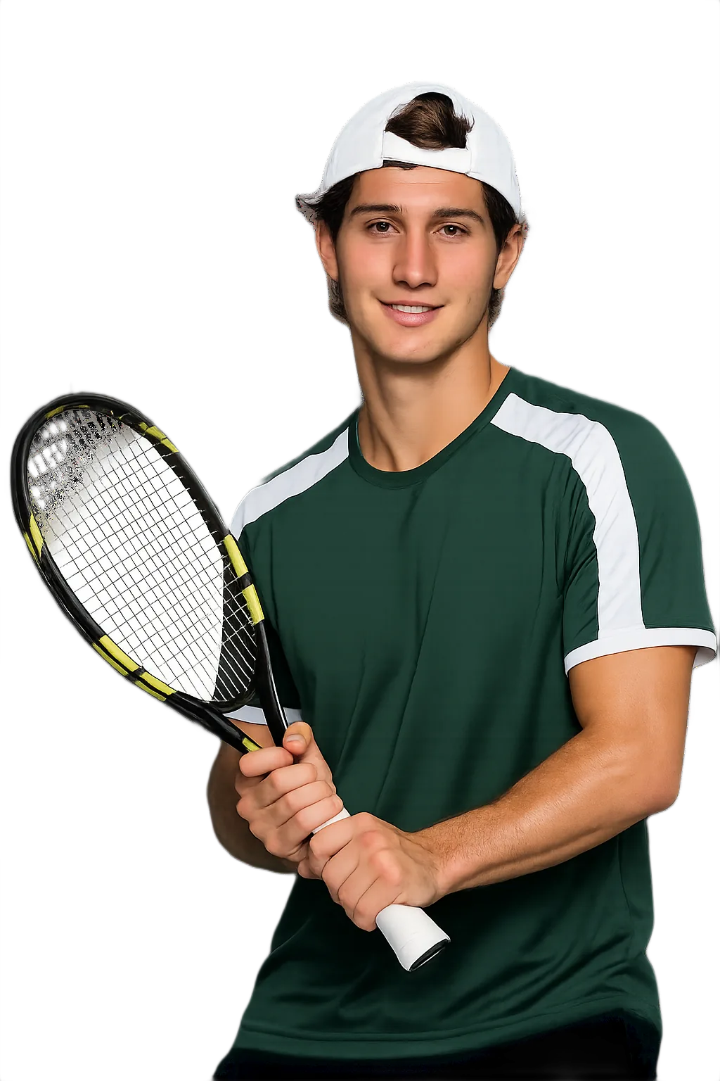 Portrait of Fernando Cavallo, tennis player