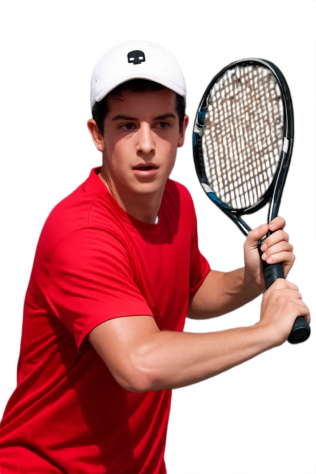 Portrait of Filippo Mazzola, tennis player