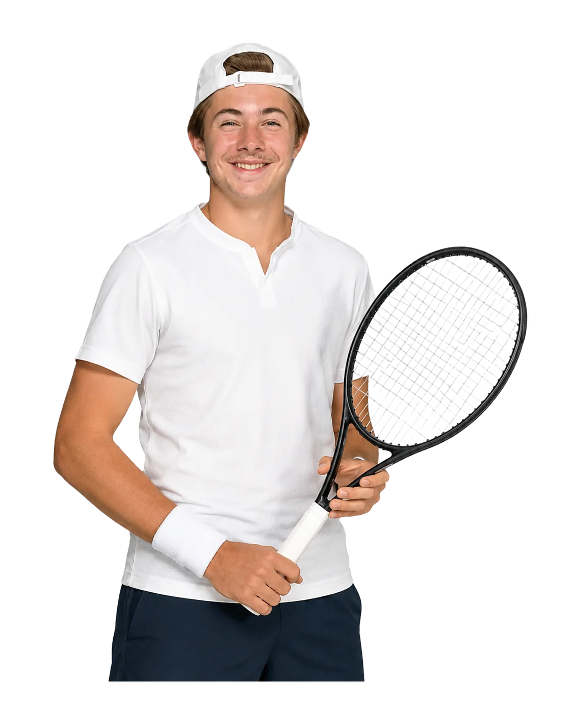 Flynn Thomas tennis player profile visual with TennisJack stats and match analysis