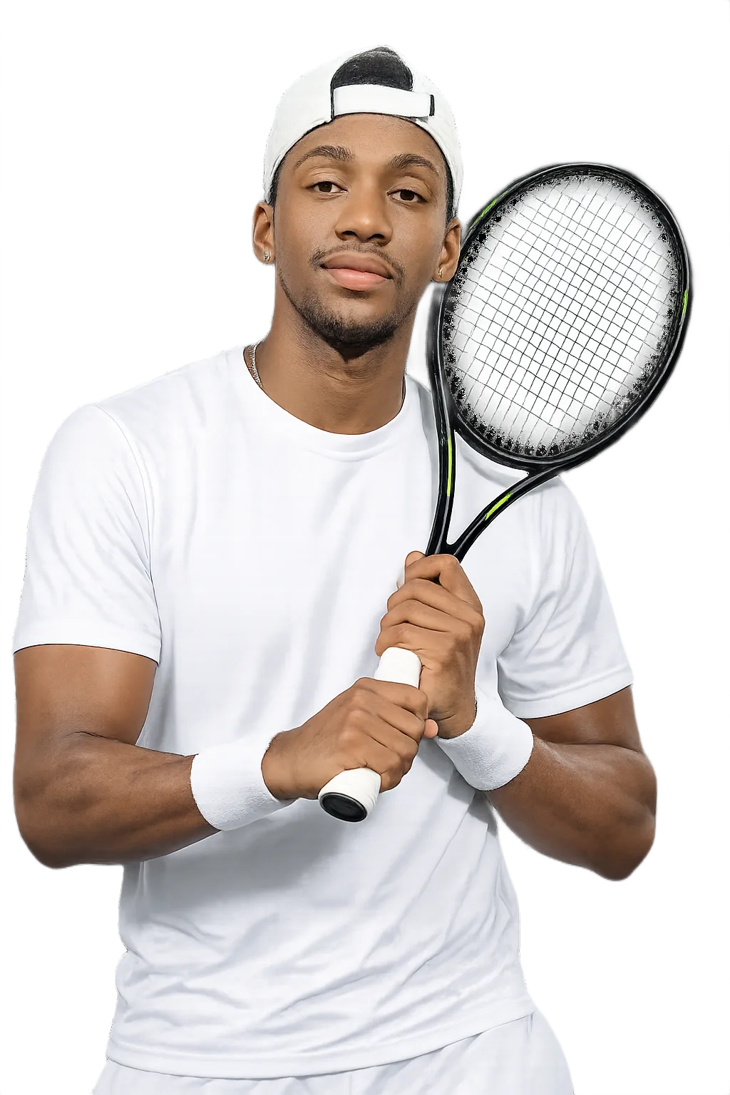 Portrait of Frazier Rengifo, tennis player