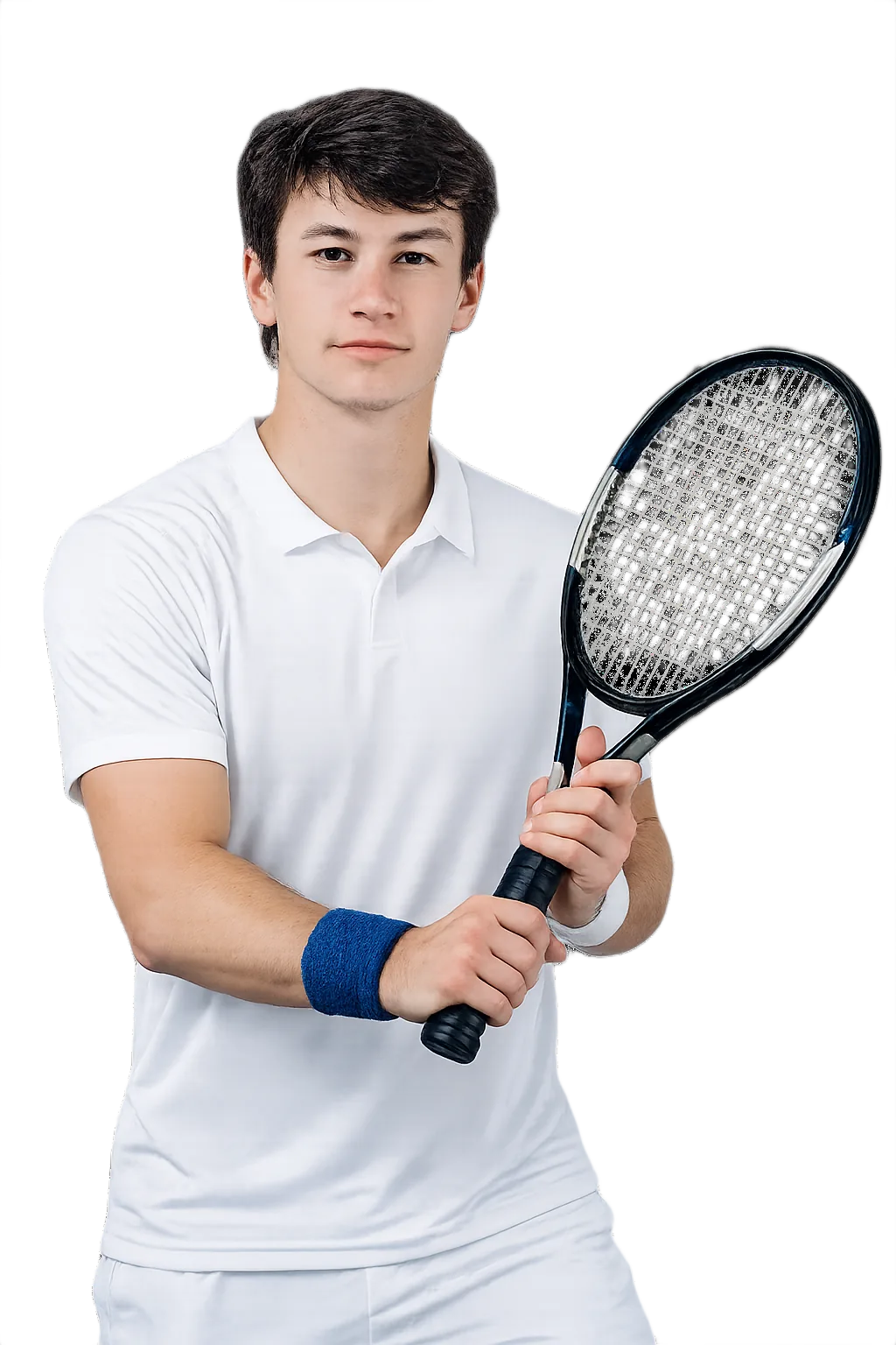 Portrait of Garrett Johns, tennis player