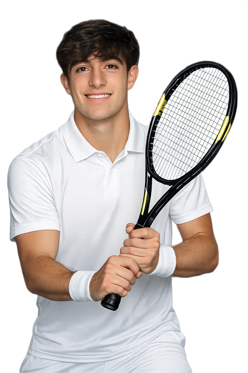 Portrait of Giammarco Gandolfi, tennis player