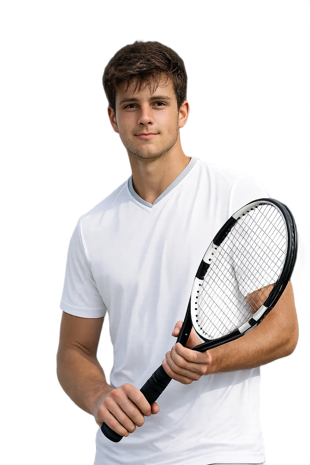 Portrait of Giovanni Fonio, tennis player