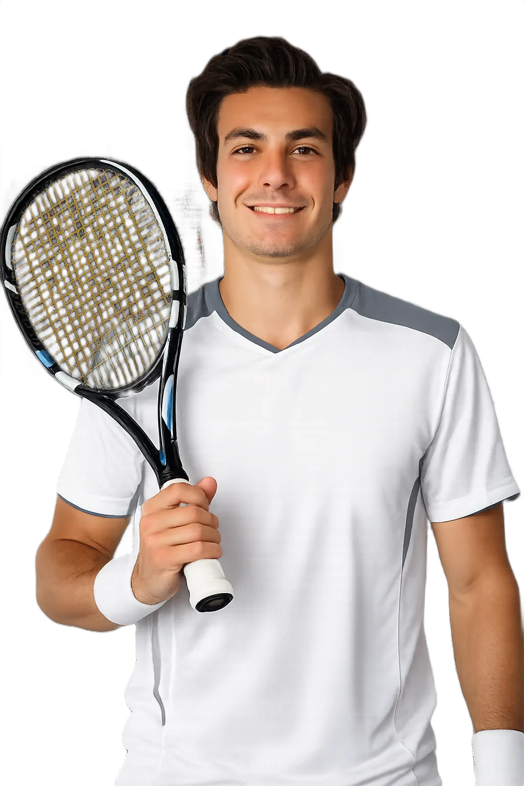 Portrait of Giulio Zeppieri, tennis player