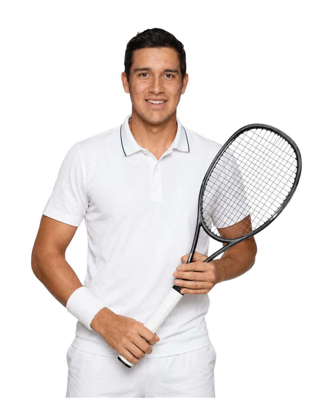 Gonzalo Bueno tennis player profile visual with TennisJack stats and match analysis
