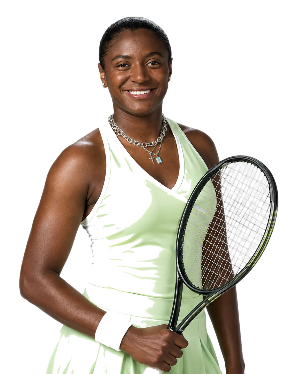 Hailey Baptiste tennis player profile visual with TennisJack stats and match analysis