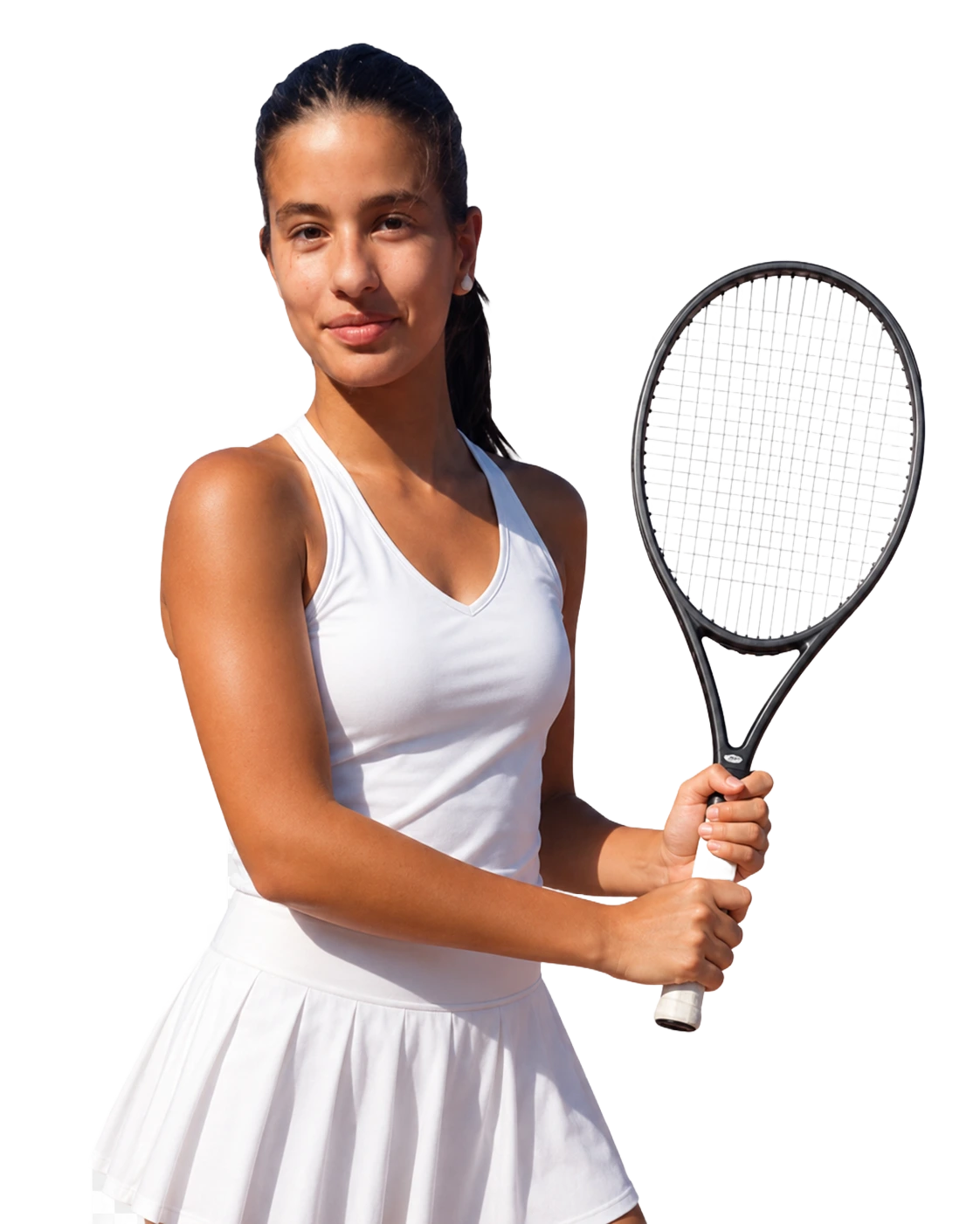 Hanna Bougouffa tennis player profile visual with TennisJack stats and match analysis