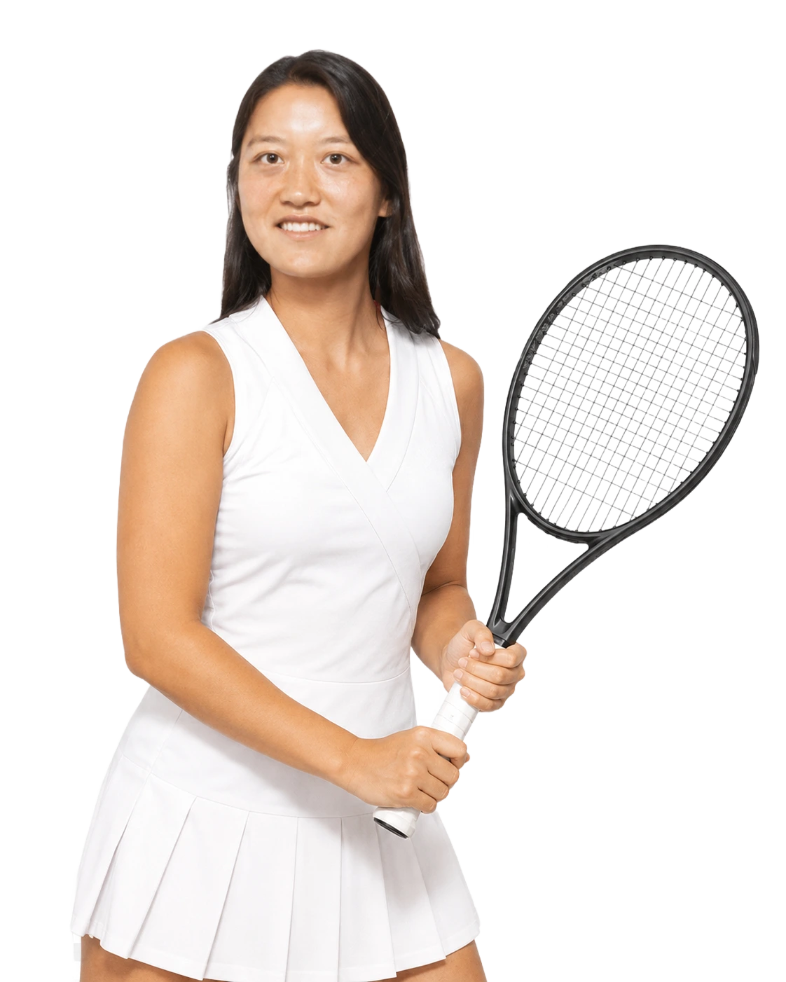 Harmony Tan tennis player profile visual with TennisJack stats and match analysis