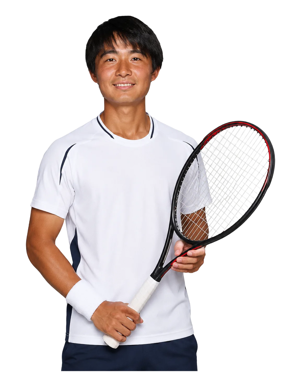 Hayato Matsuoka tennis player profile visual with TennisJack stats and match analysis