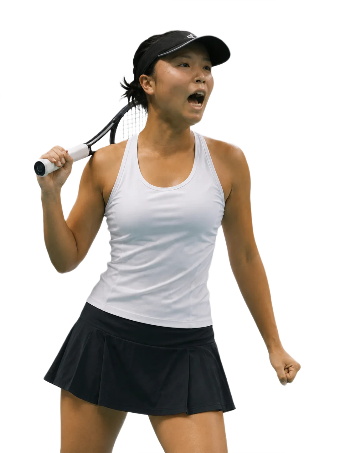 Portrait of Heike Janse Van Vuuren, tennis player