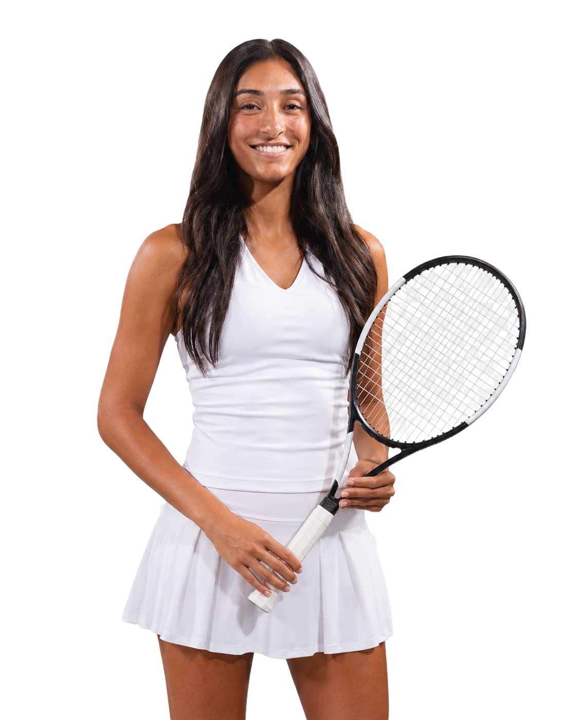 Hibah Shaikh tennis player profile visual with TennisJack stats and match analysis