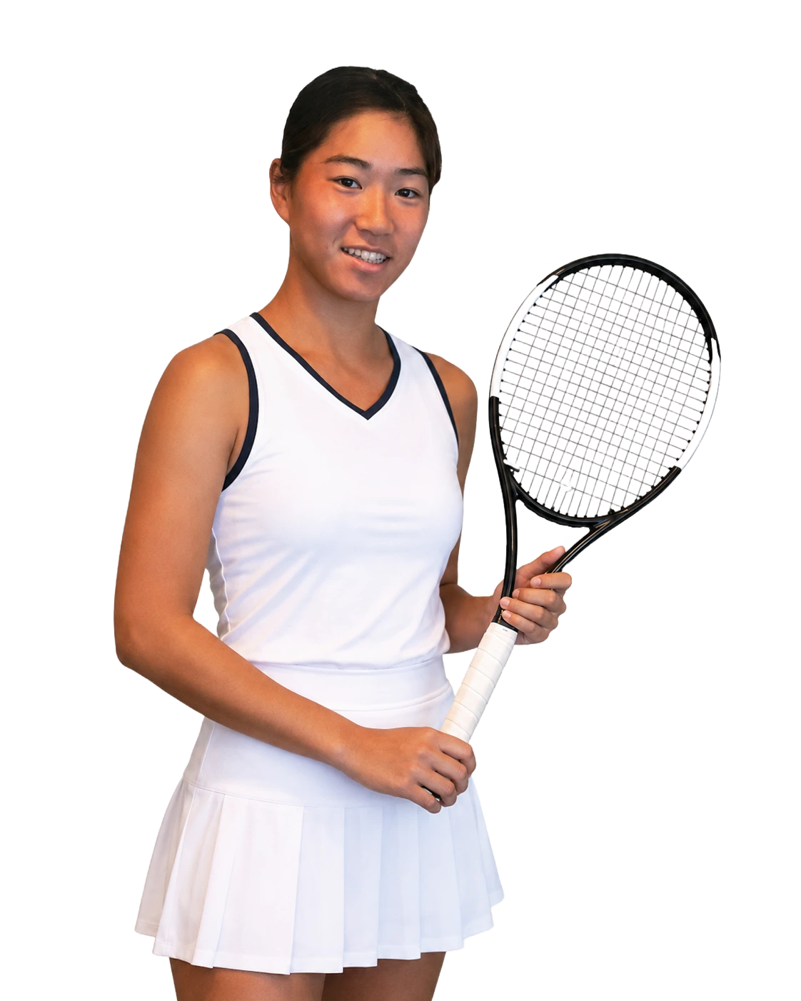 Hiromi Abe tennis player profile visual with TennisJack stats and match analysis
