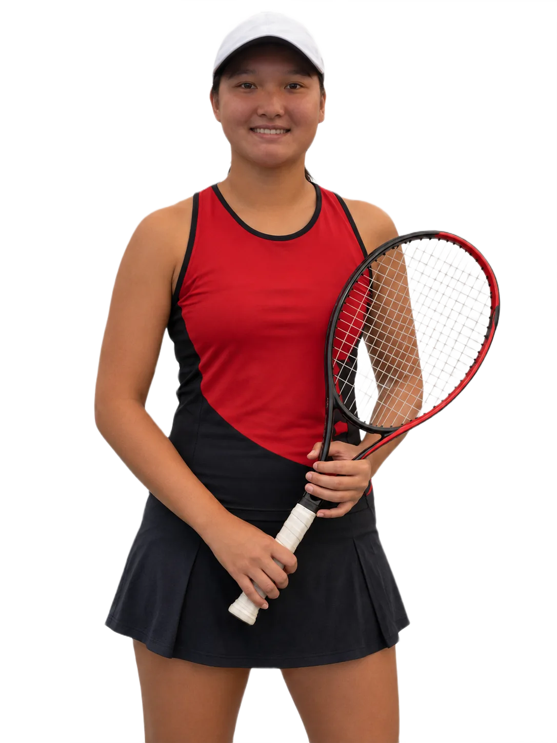 Portrait of Holly Hutchinson, tennis player