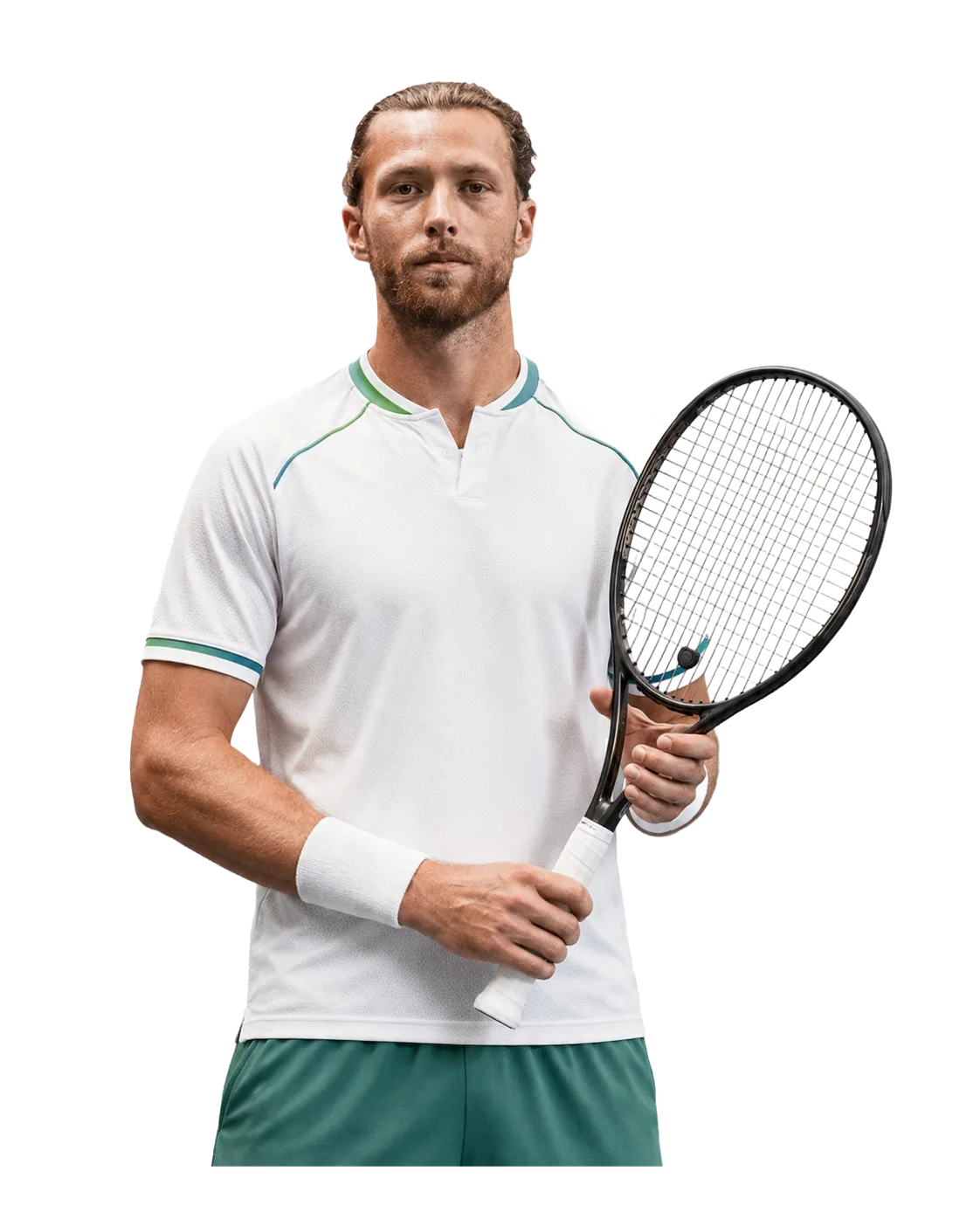 Hugo Grenier tennis player profile visual with TennisJack stats and match analysis