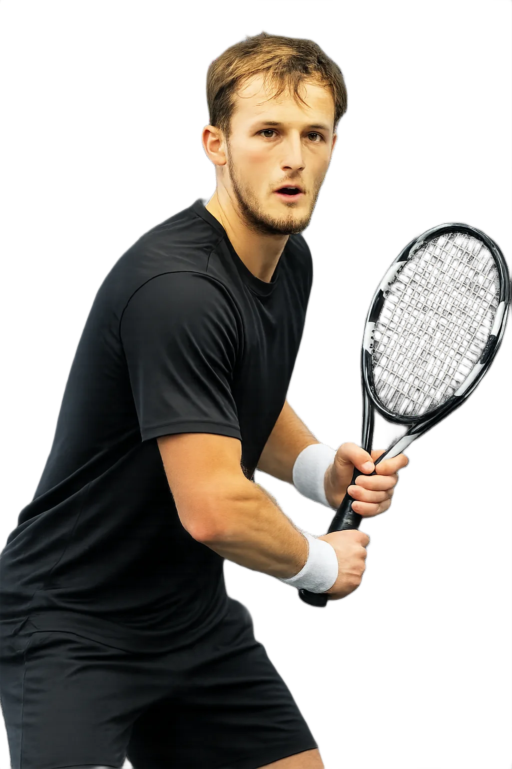 Portrait of Hugo Pierre, tennis player