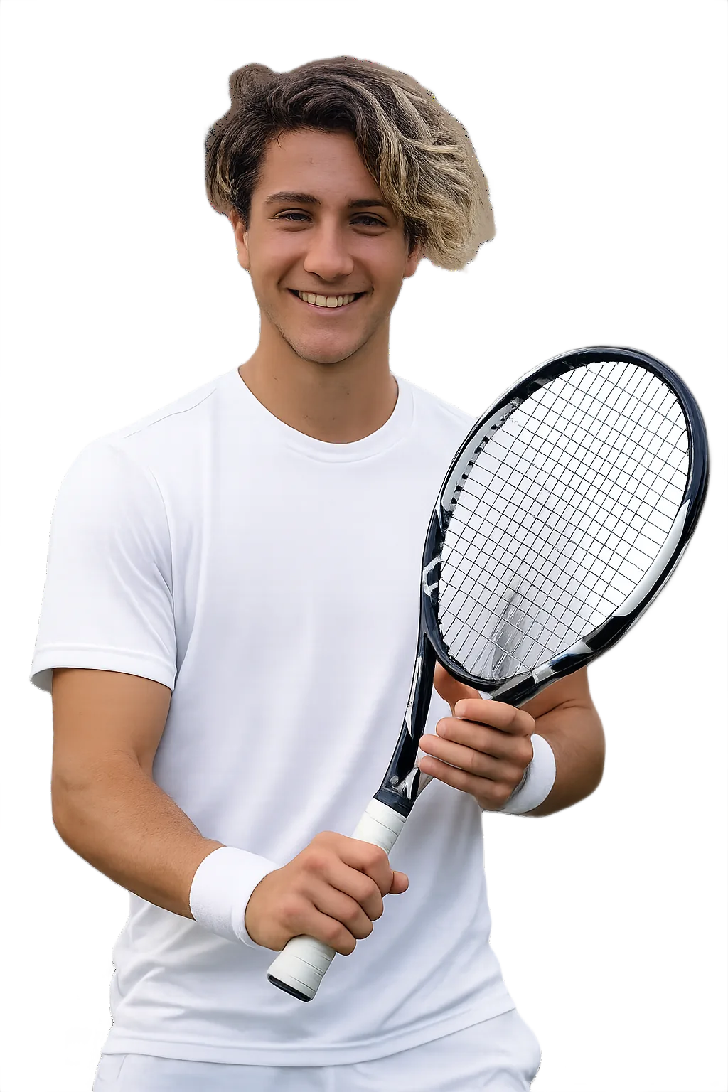 Portrait of Ignacio Novo, tennis player
