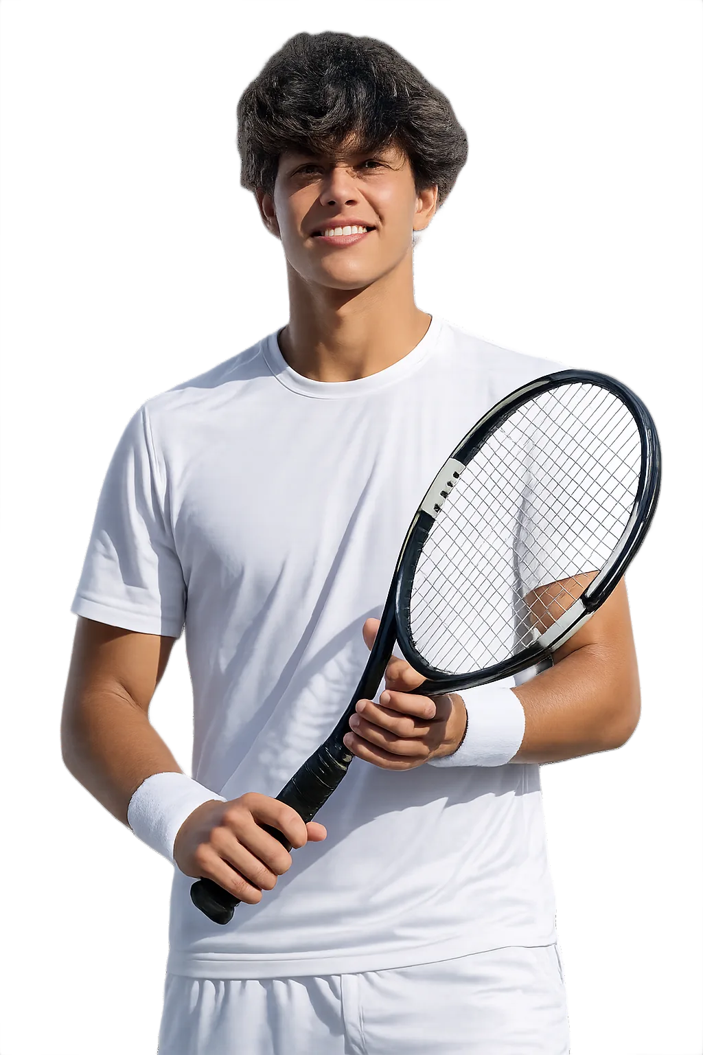 Portrait of Ignacio Parisca, tennis player