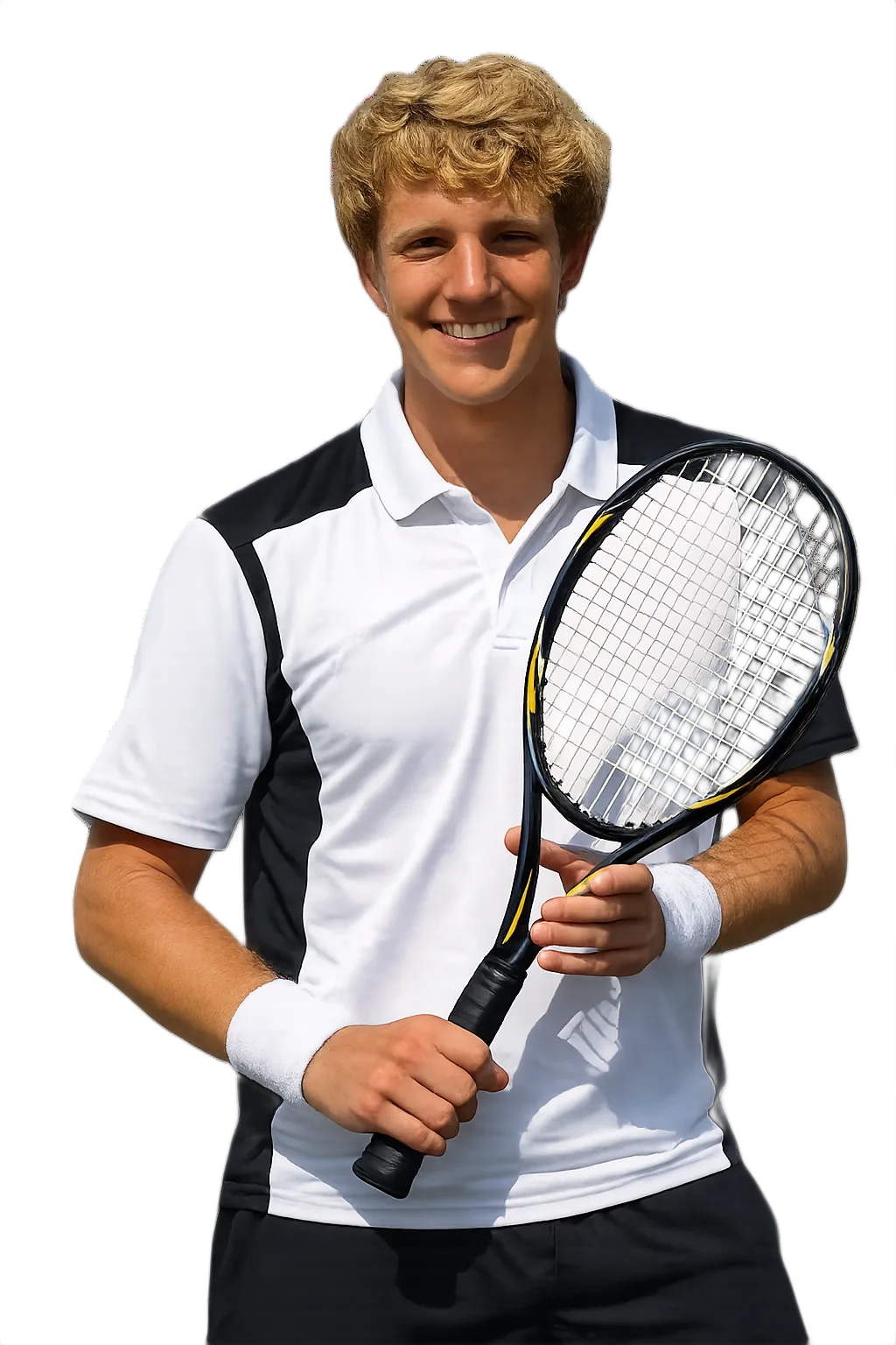 Portrait of Jacopo Berrettini, tennis player