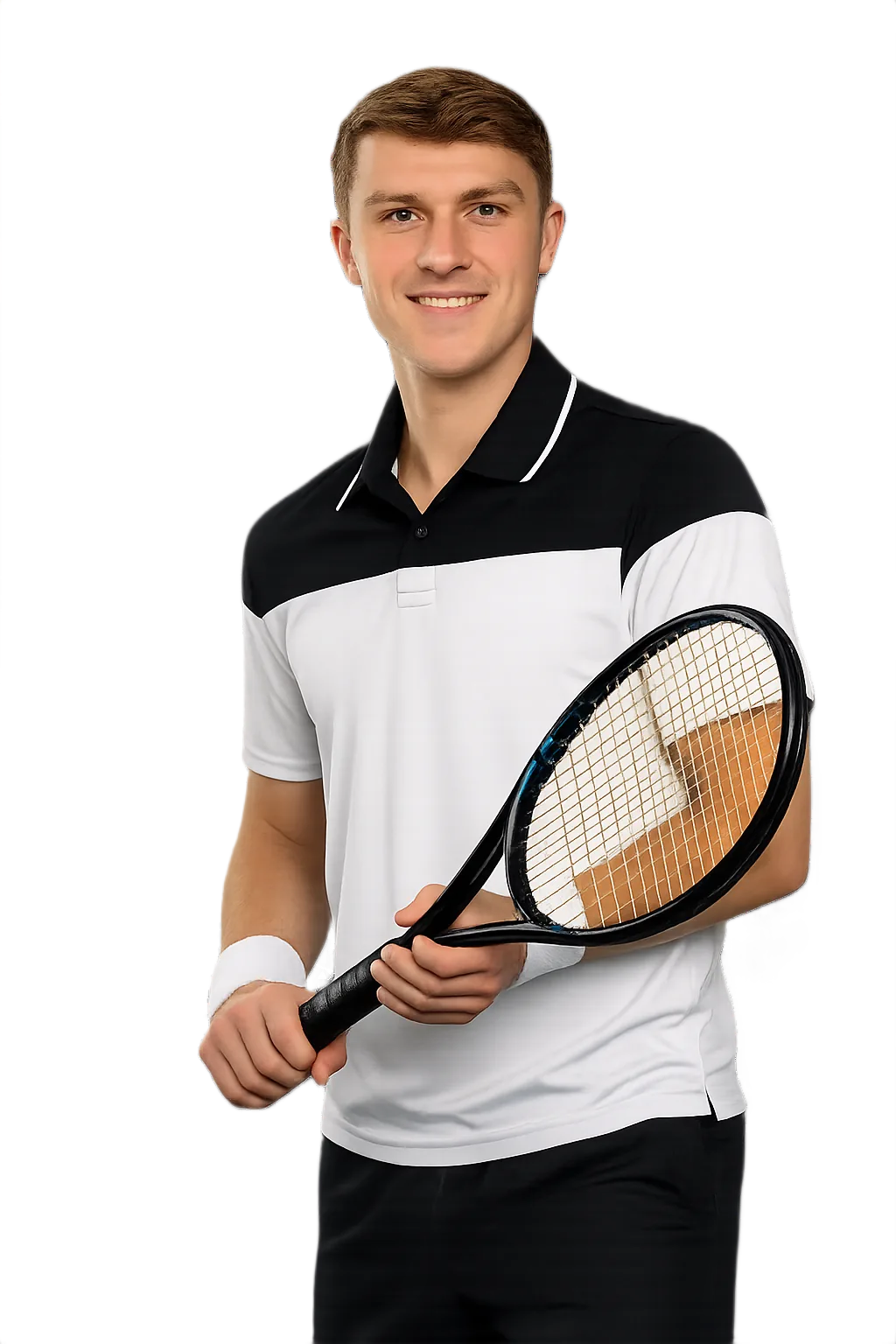 Portrait of James Story, tennis player