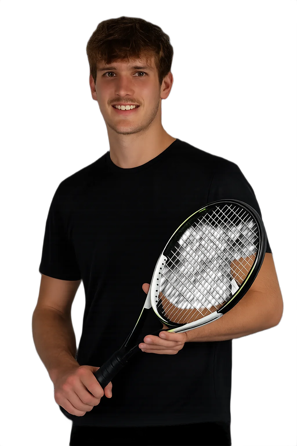 Portrait of James Watt, tennis player