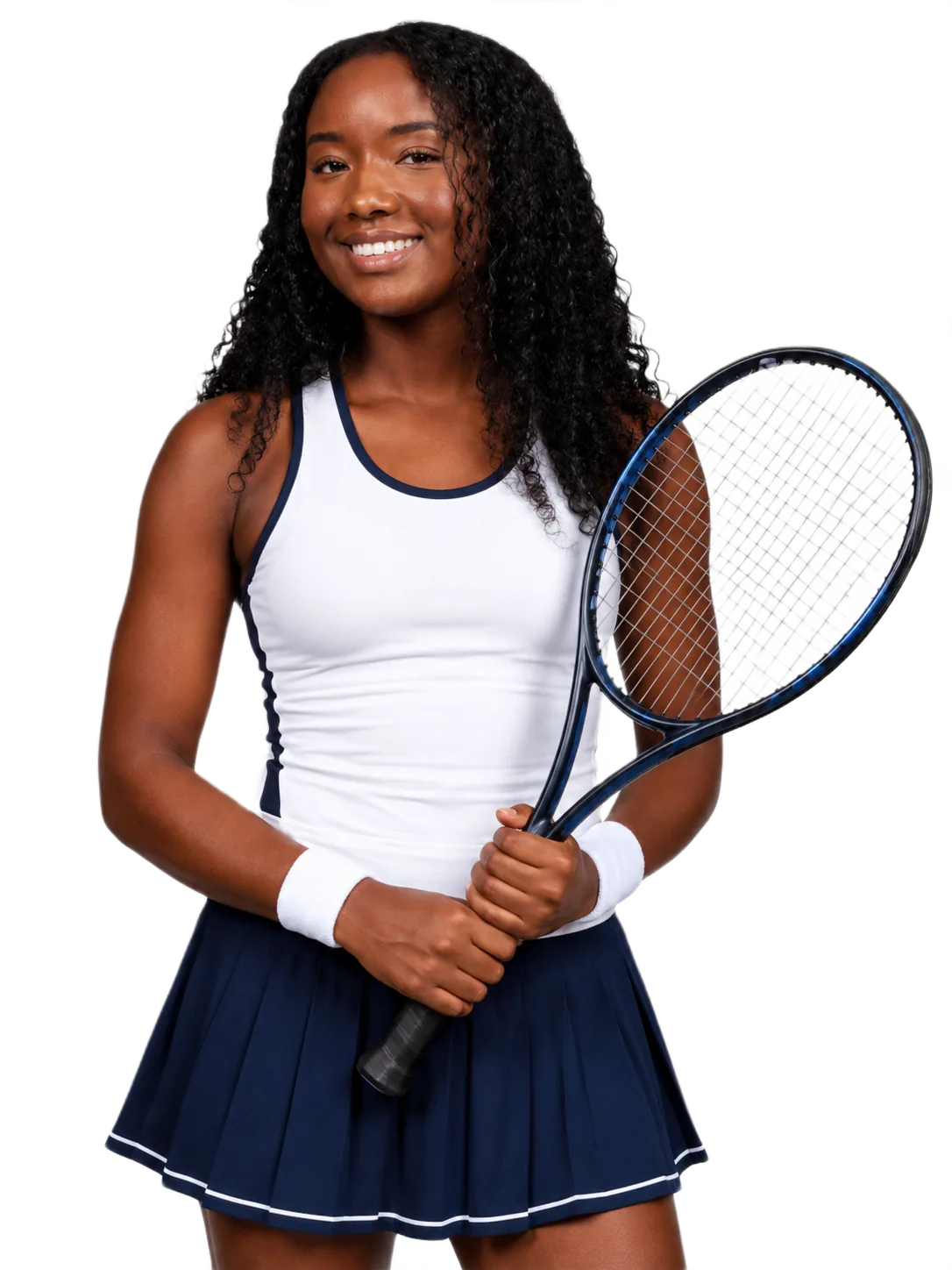 Portrait of Jamilah Snells, tennis player