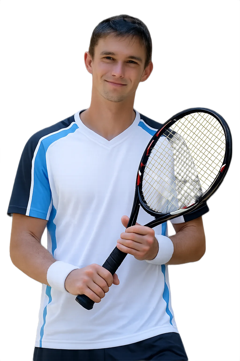 Portrait of Jan Jermar, tennis player