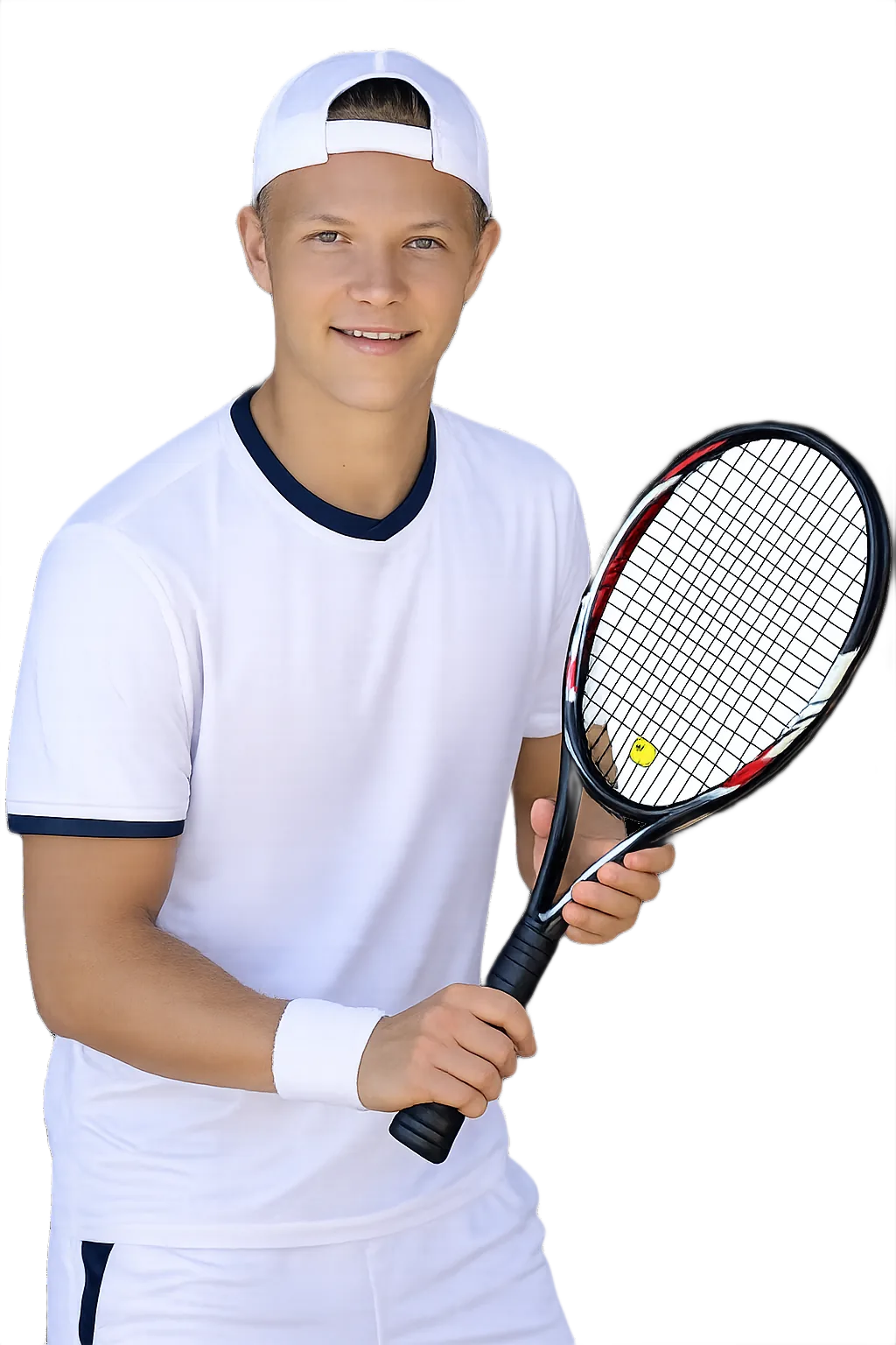 Portrait of Jan Sebesta, tennis player
