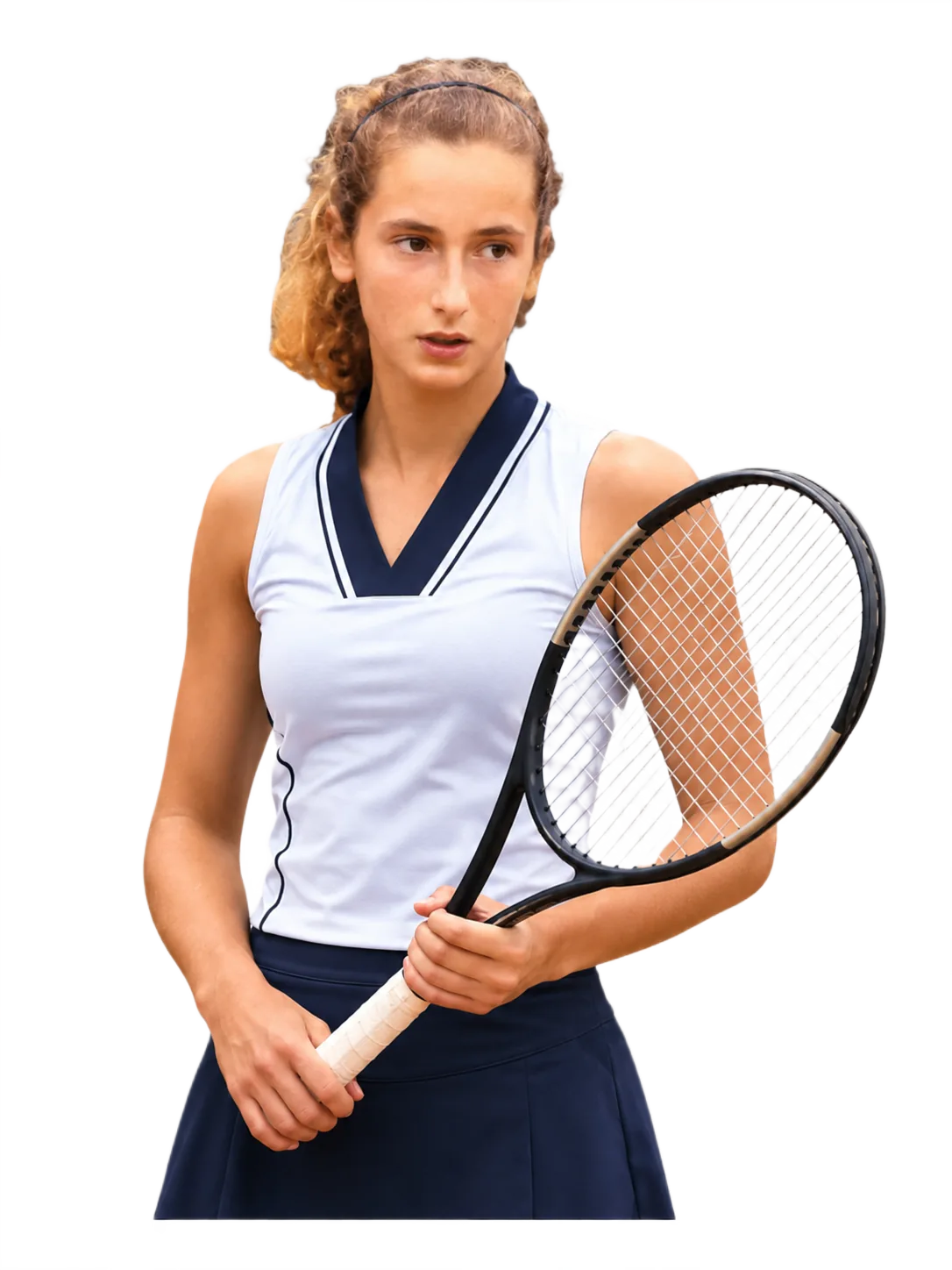 Portrait of Jana Kolodynska, tennis player