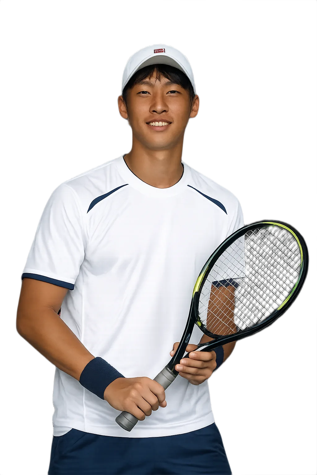 Portrait of Jangjun Kim, tennis player