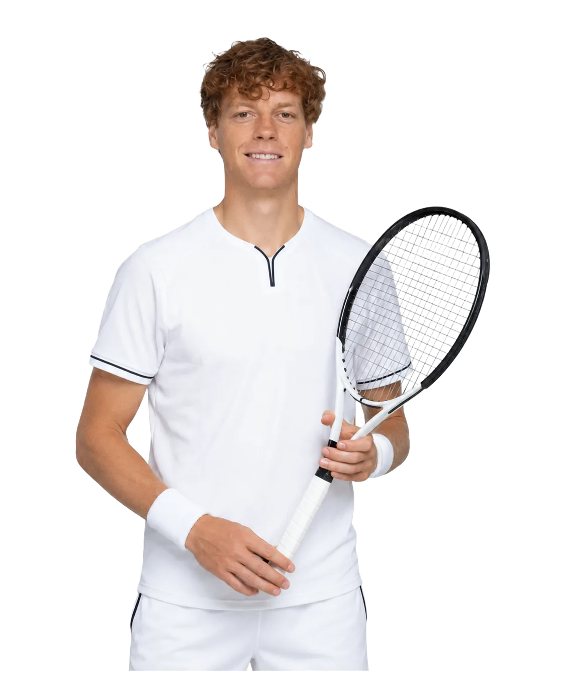 Jannik Sinner tennis player profile visual with TennisJack stats and match analysis