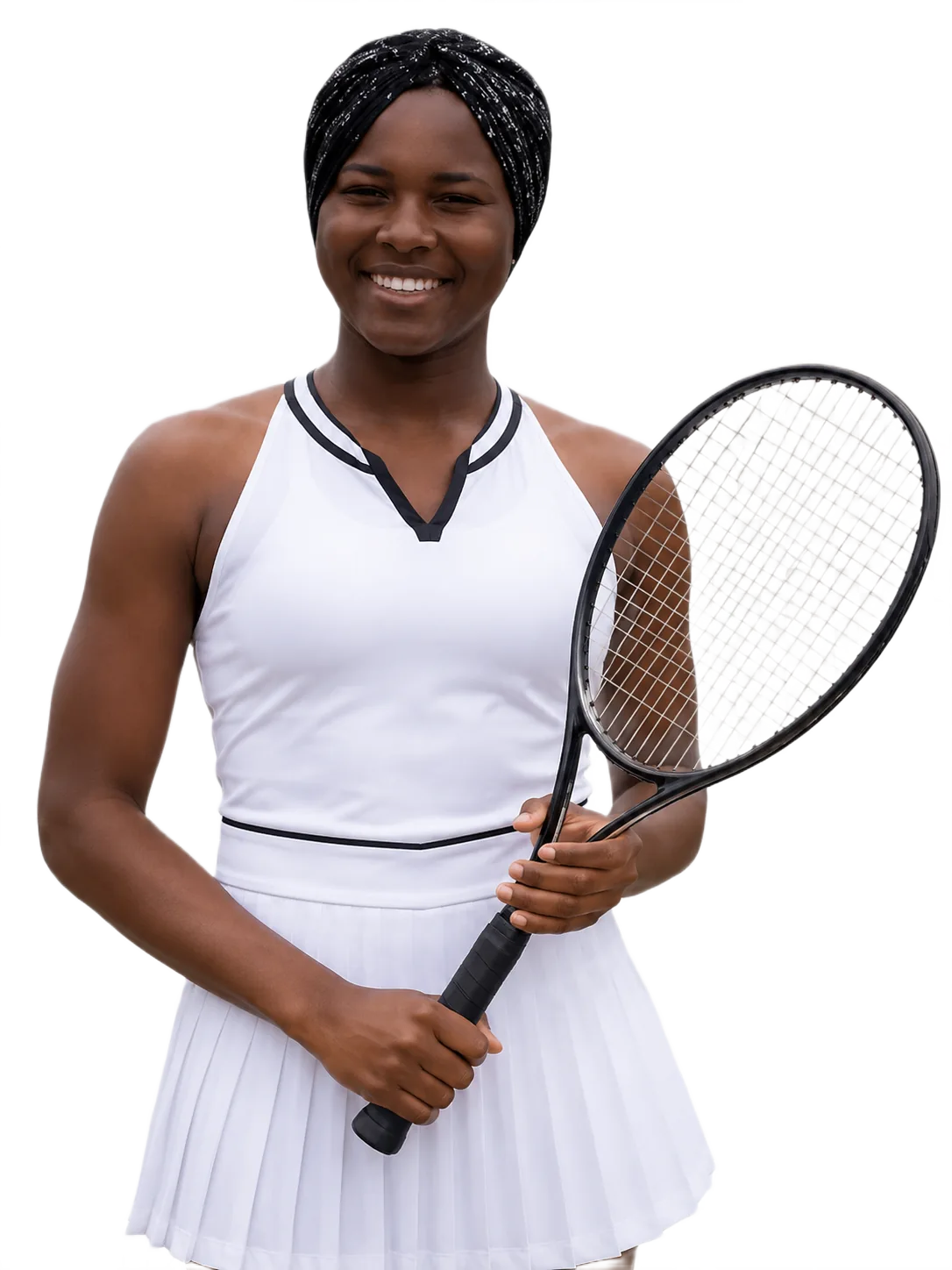 Portrait of Jaquelyn Ogunwale, tennis player