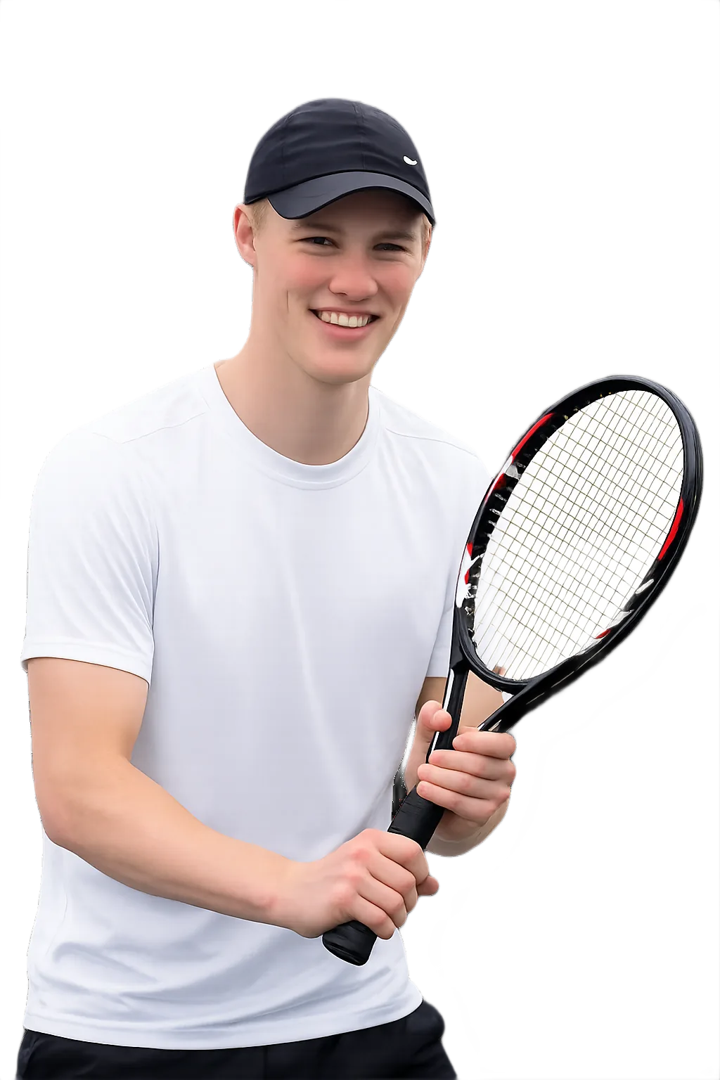 Portrait of Jarno Jans, tennis player