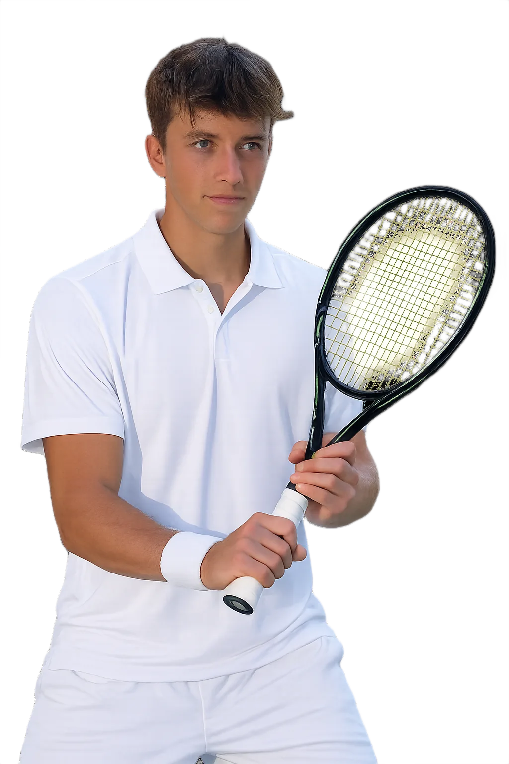 Portrait of Jasza Szajrych, tennis player