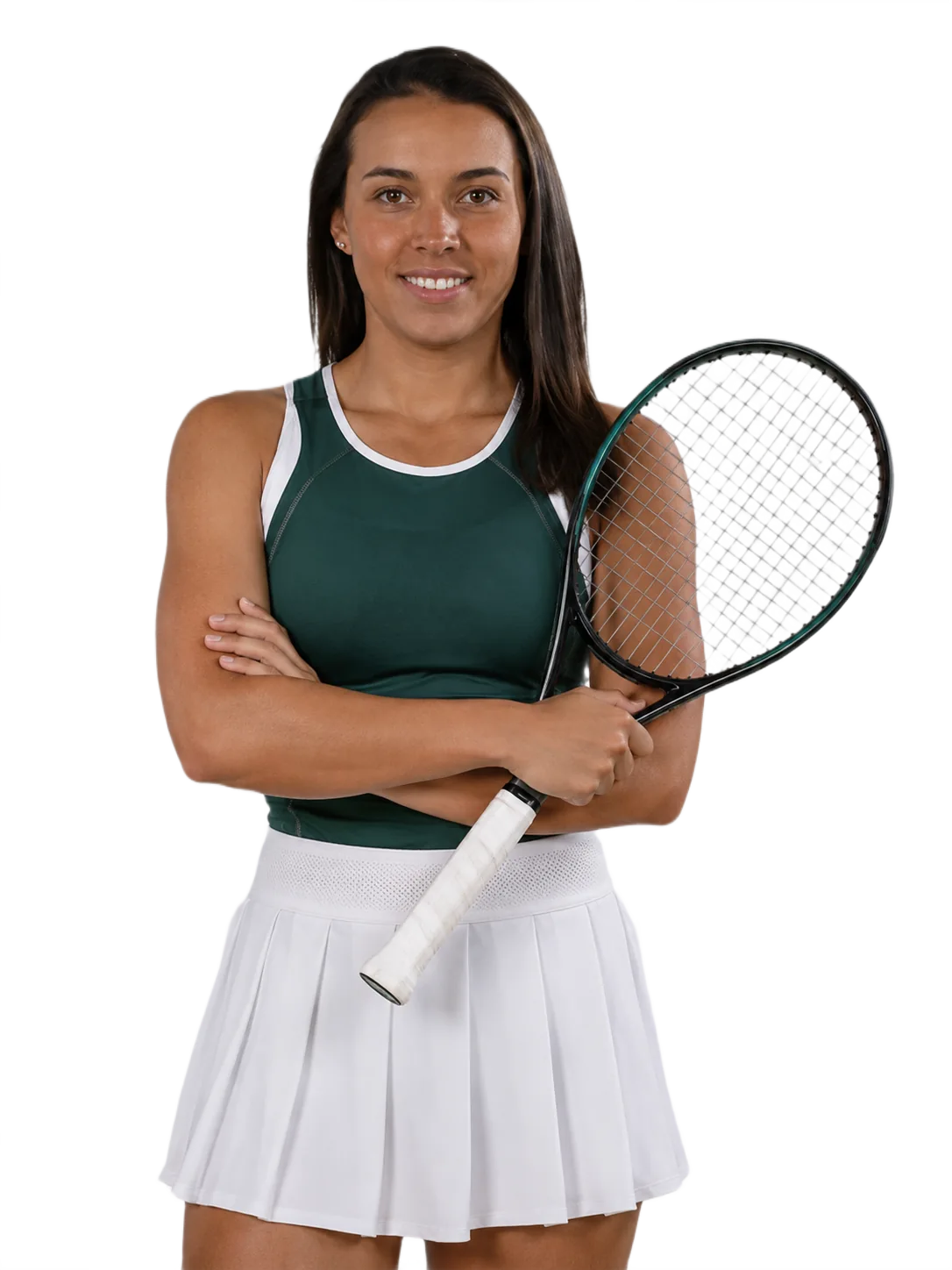 Portrait of Jessica Hinojosa Gomez, tennis player