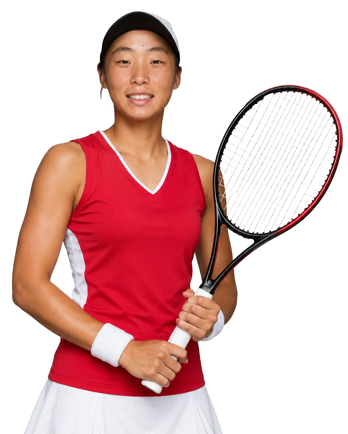 Jiangxue Han tennis player profile visual with TennisJack stats and match analysis