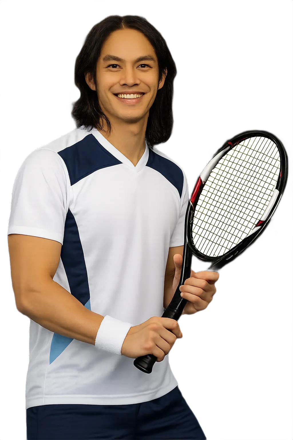 Portrait of Jirat Navasirisomboon, tennis player