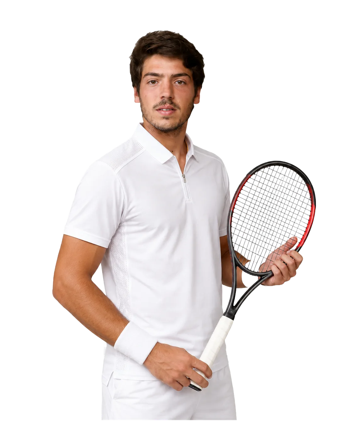 Joao Domingues tennis player profile visual with TennisJack stats and match analysis