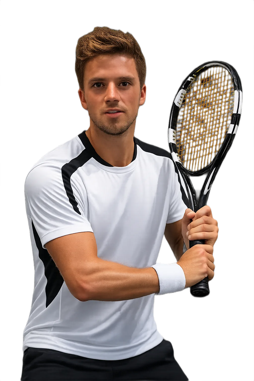 Portrait of Joe Tyler, tennis player