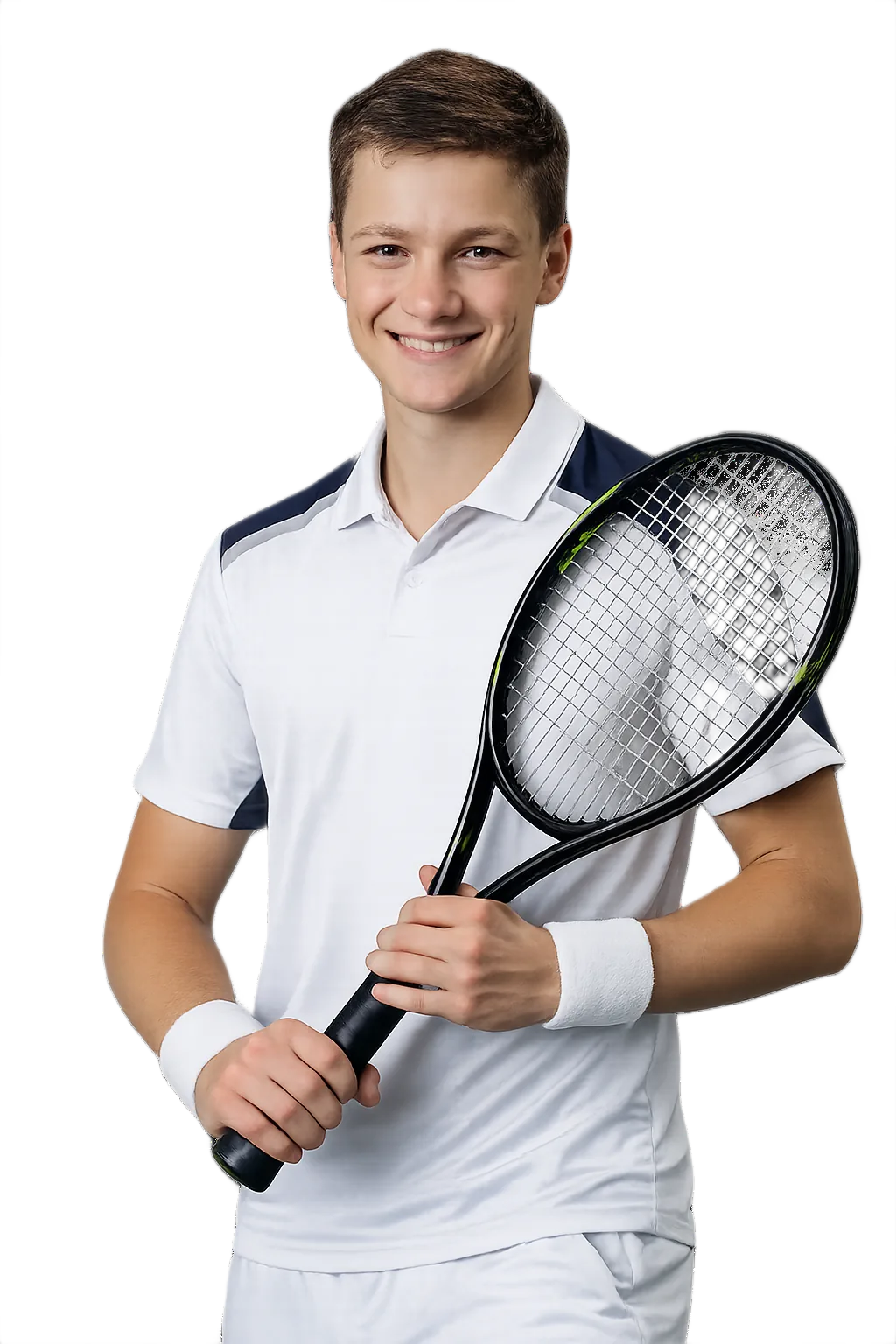 Portrait of John Bothma, tennis player