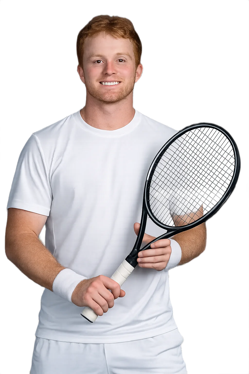 Portrait of Jonah Braswell, tennis player