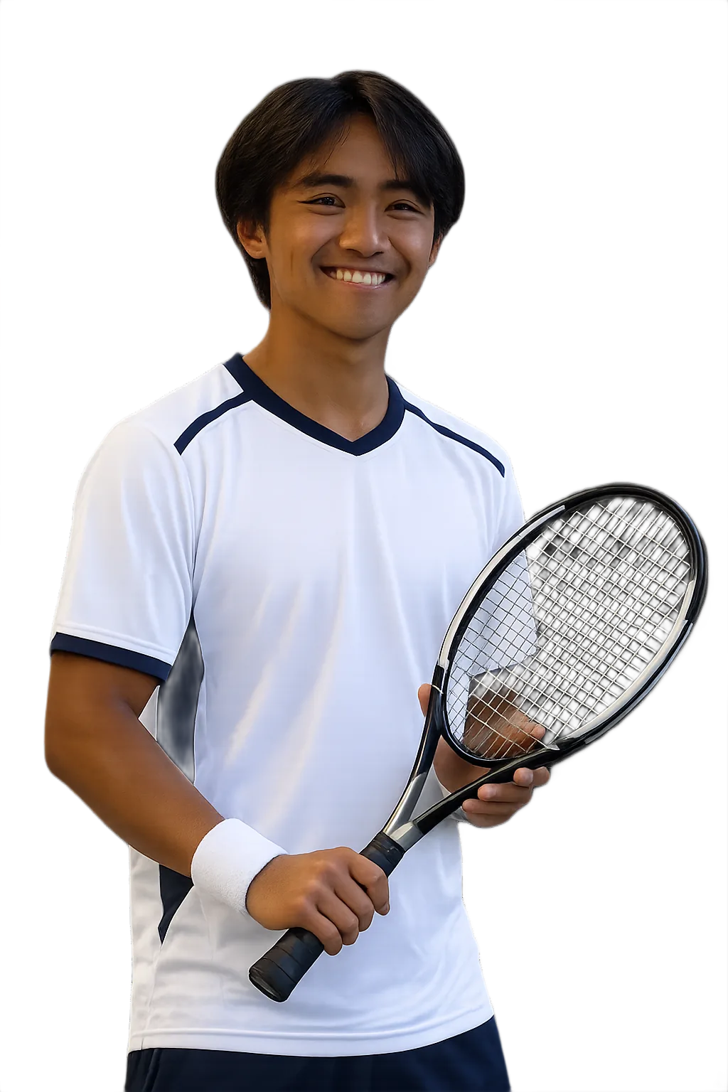 Portrait of Jordan Chiu, tennis player
