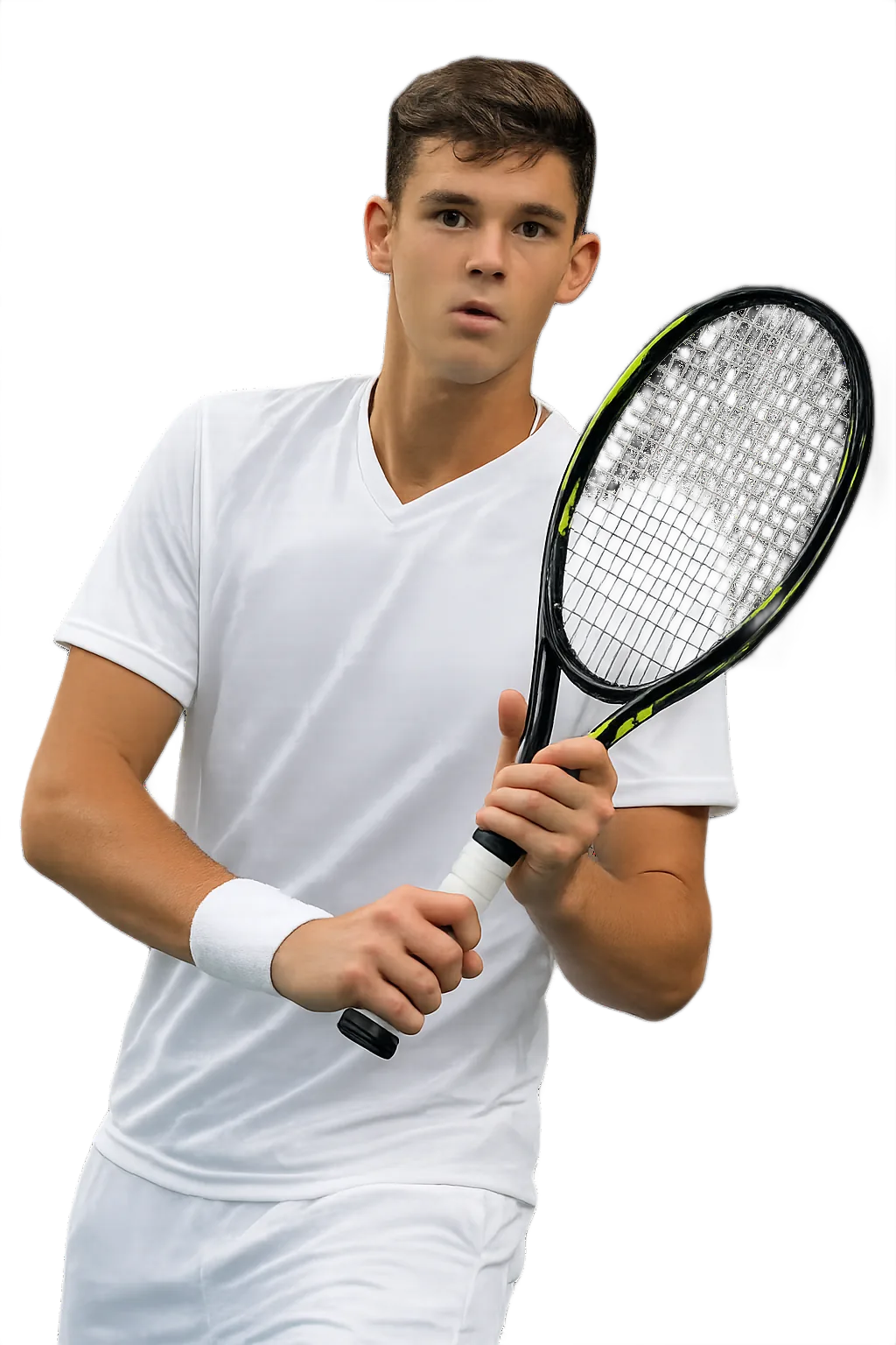 Portrait of Josip Simundza, tennis player