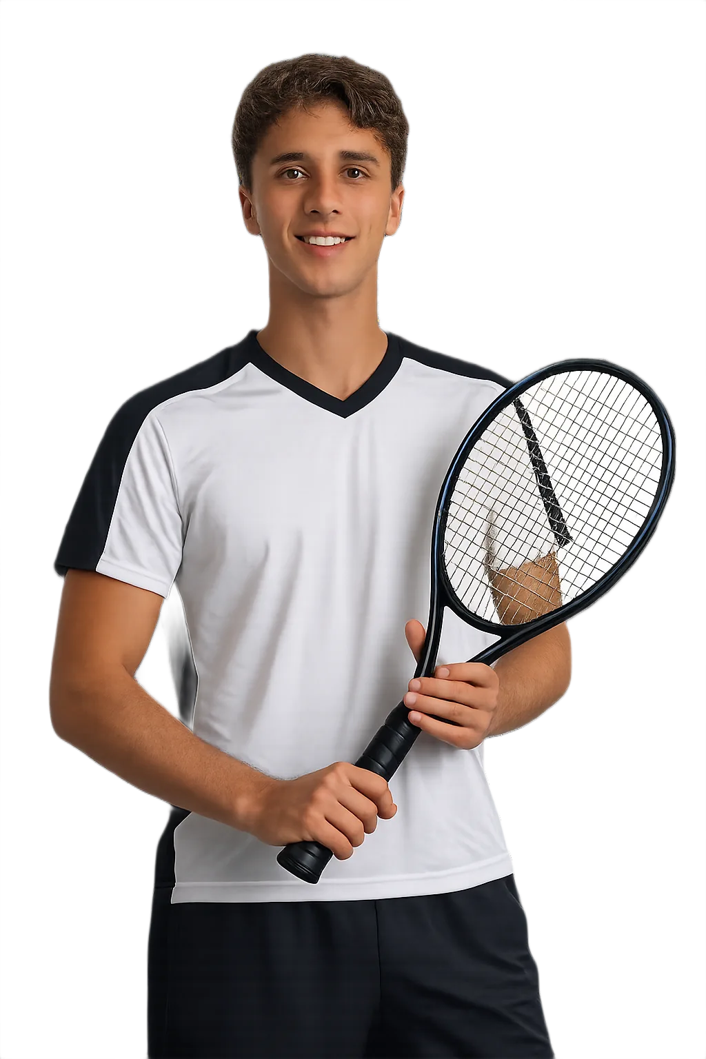 Portrait of Julian Cundom, tennis player