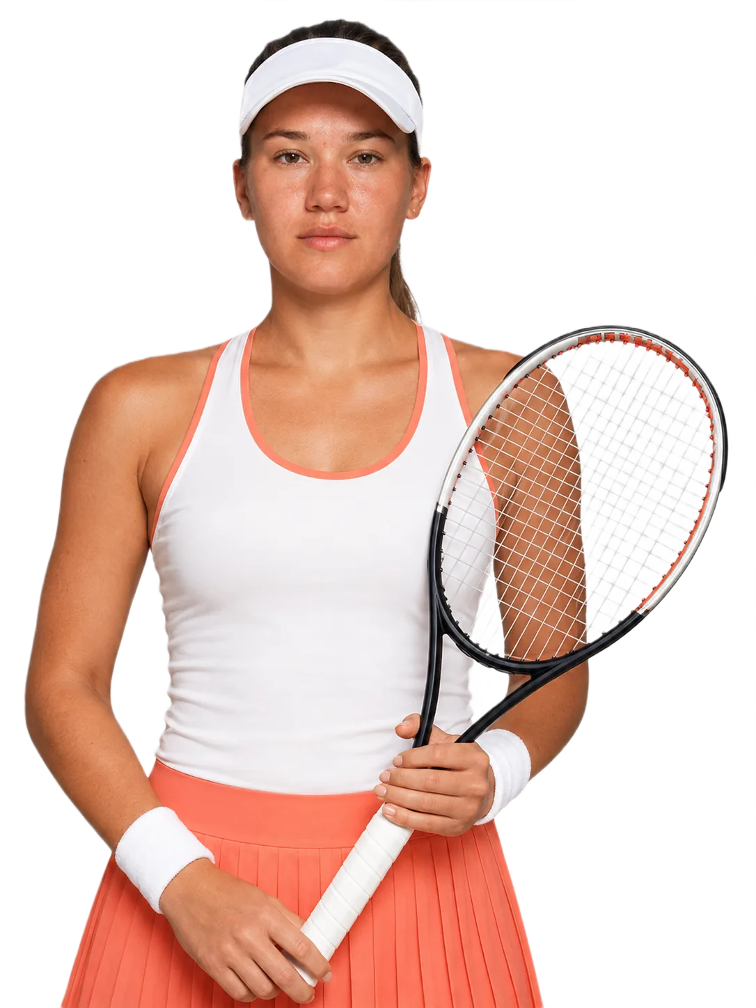 Portrait of Kamilla Bartone, tennis player