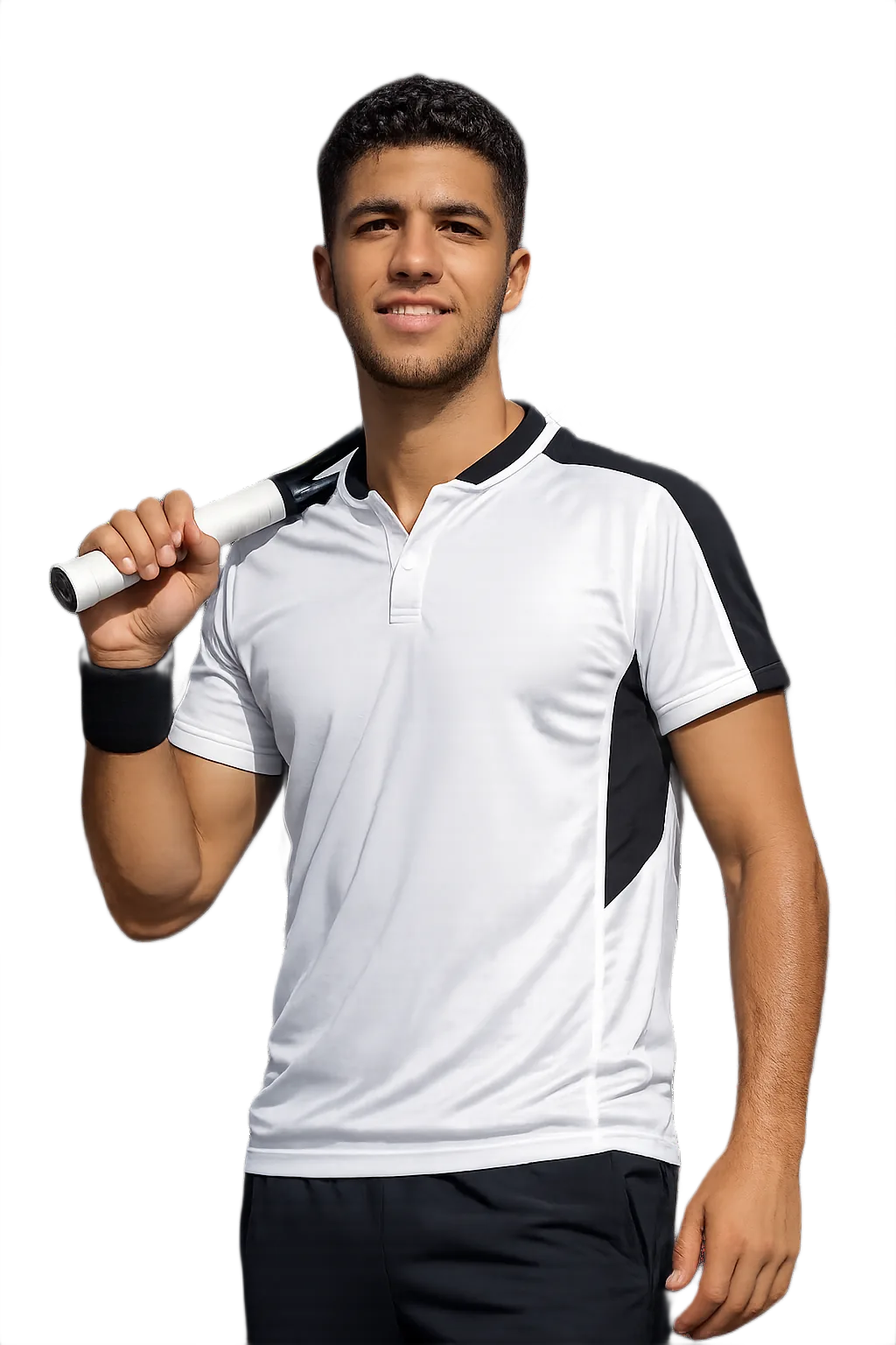 Portrait of Karim Ibrahim, tennis player