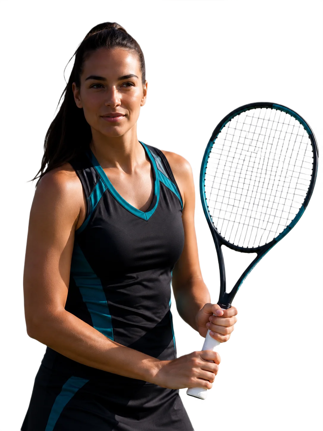 Portrait of Karine Sarkisova, tennis player