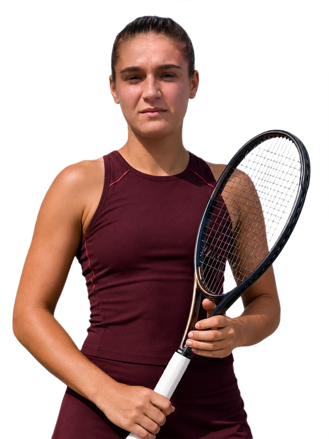 Portrait of Karolina Vlckova, tennis player