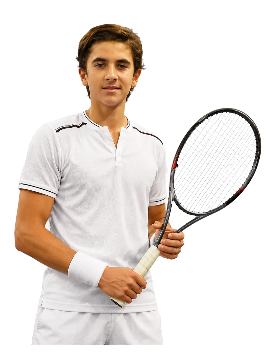 Kasra Rahmani tennis player profile visual with TennisJack stats and match analysis